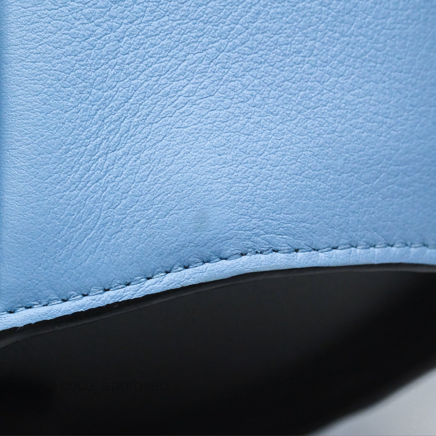 Loewe Elephant Bag In Classic Calfskin Blue