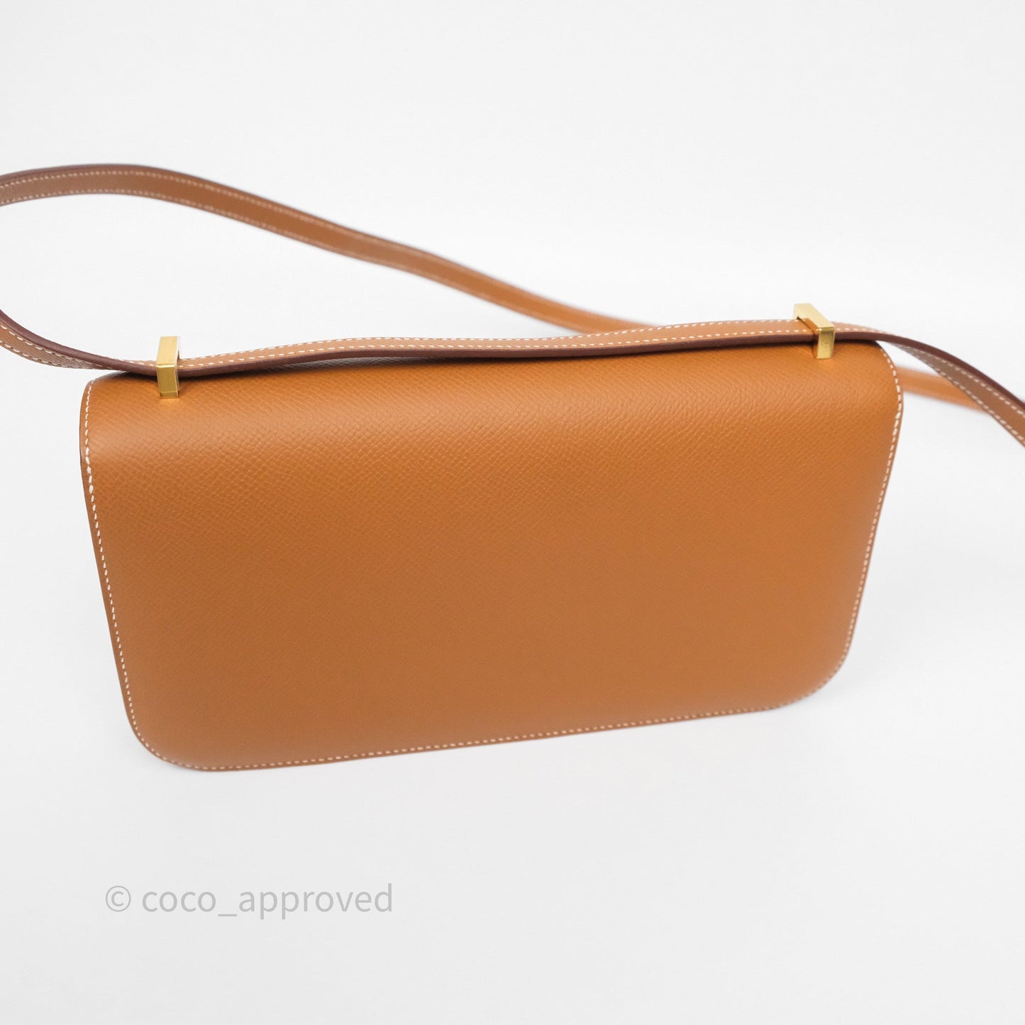 Hermès Constance Elan Gold 37 Epsom Gold Hardware