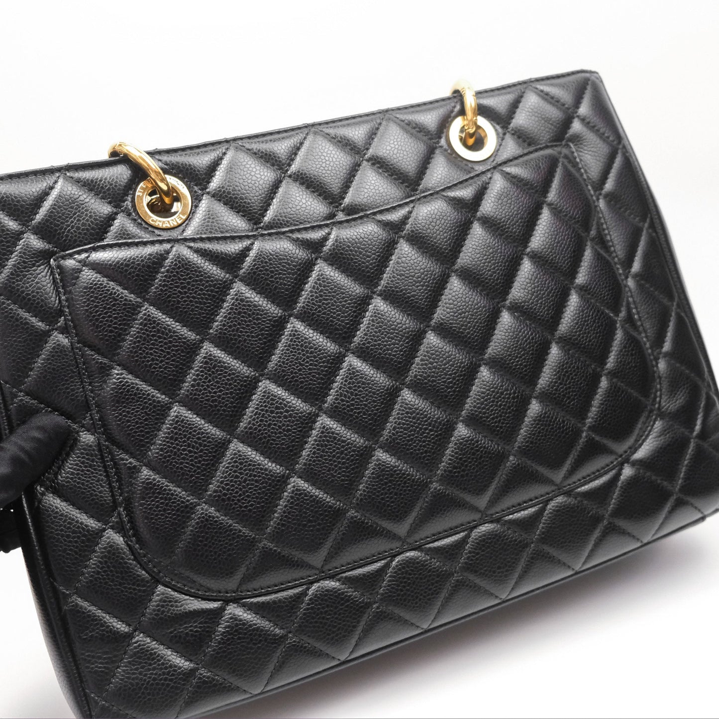 Chanel GST Black Caviar Gold Hardware