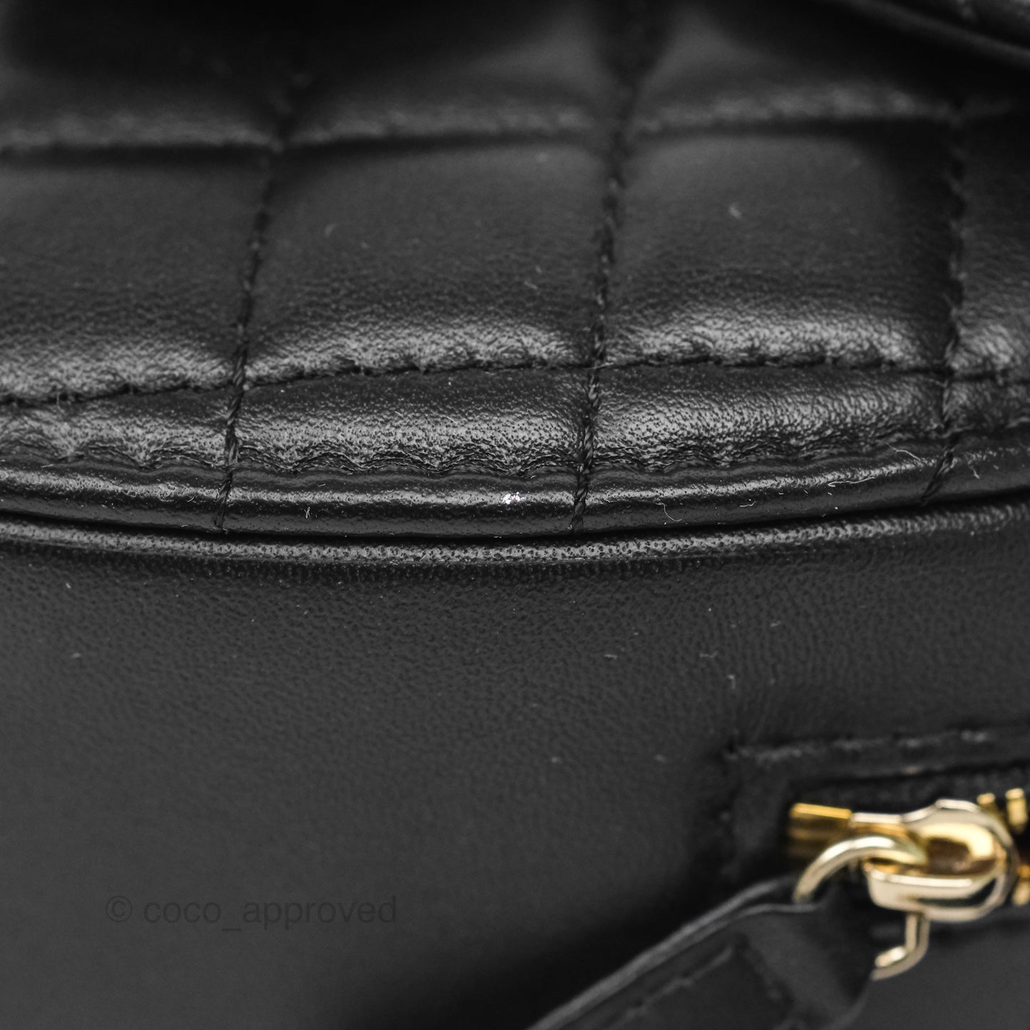 Chanel Large Heart Bag Black Lambskin Gold Hardware 22S