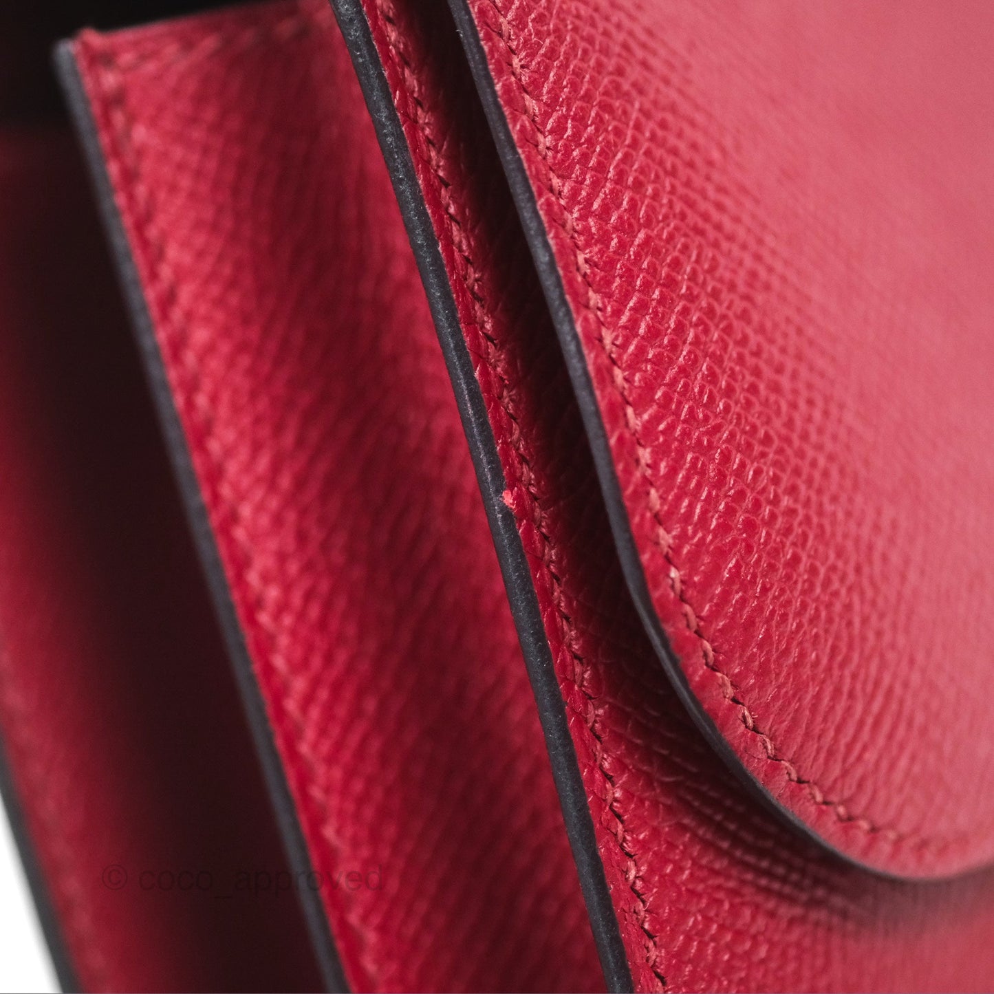 Hermès Constance Mini 18cm Rouge Grenat K1 Epsom Gold Hardware