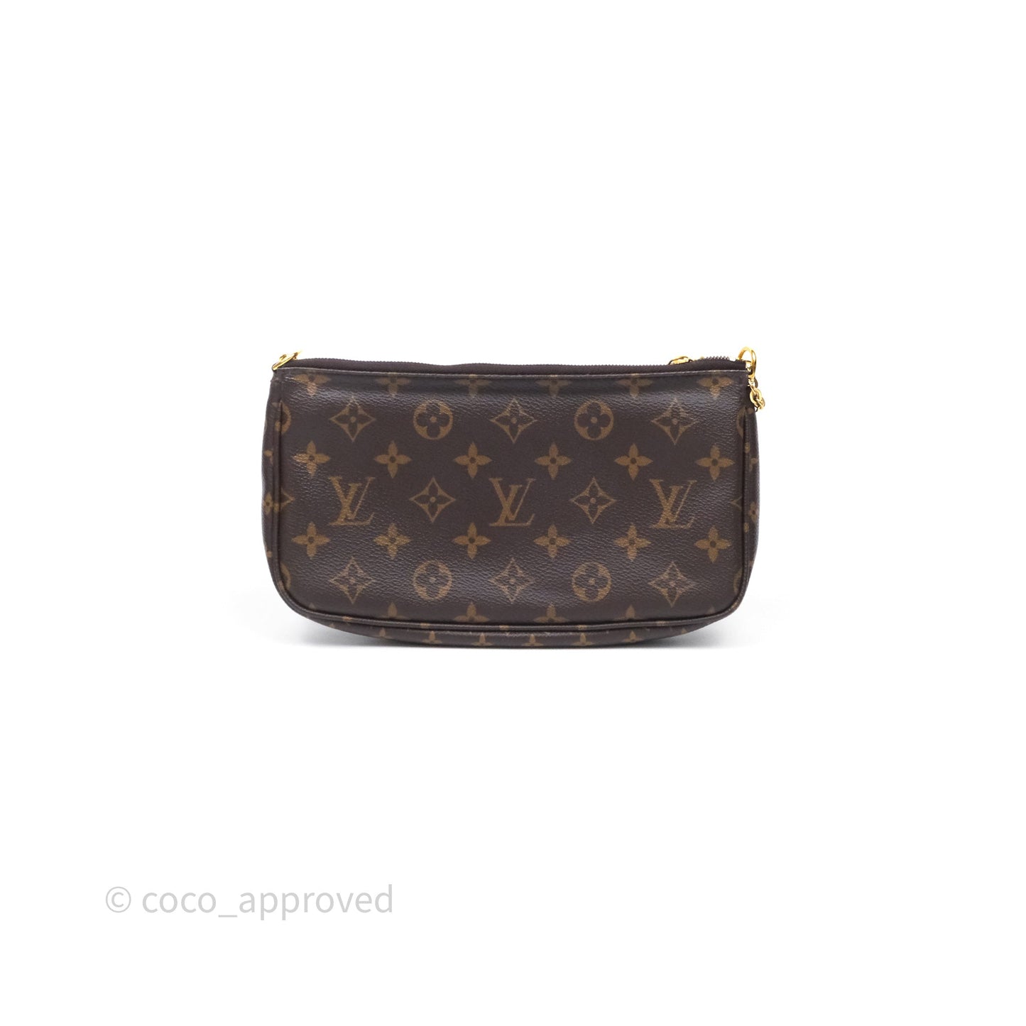 Louis Vuitton Multi Pochette Accessories Khaki Monogram Canvas