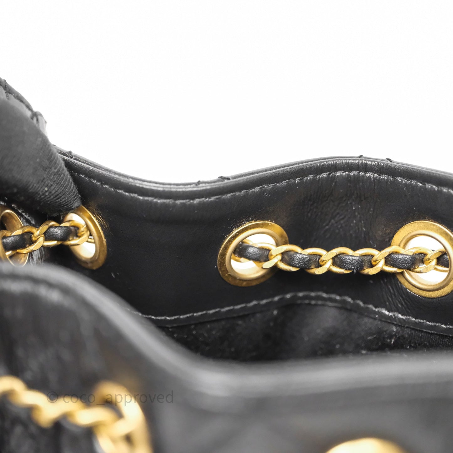 Chanel Mini 25 Black Bag Calfskin Mixed Hardware