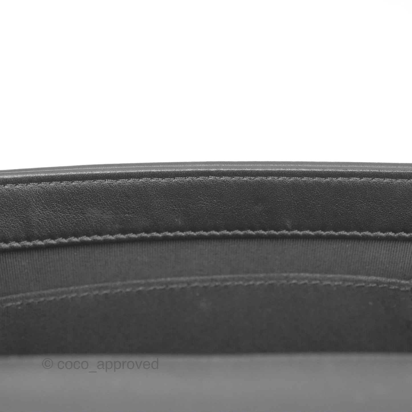 Chanel Quilted New Medium Boy Black Lambskin Ruthenium Hardware