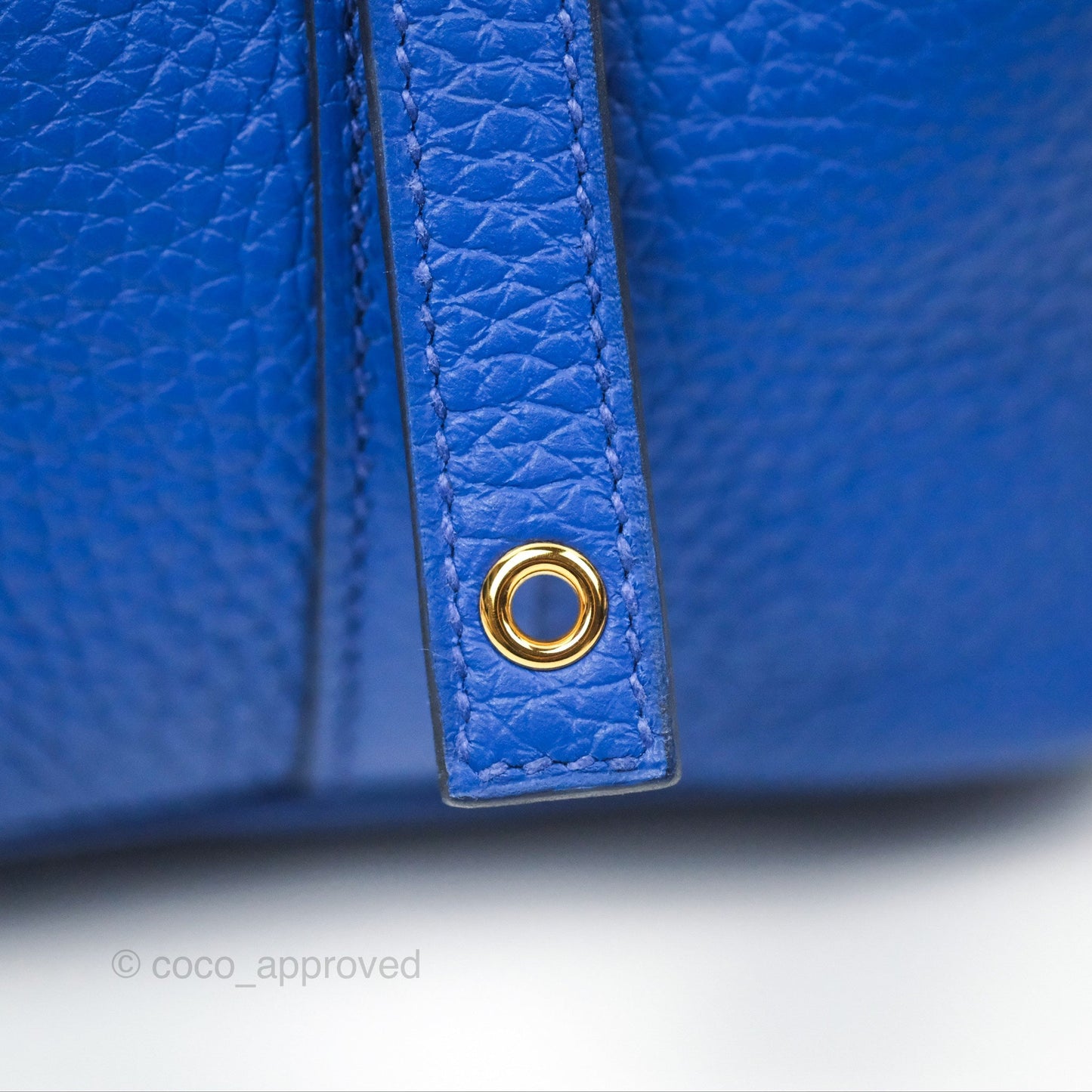 Hermès Picotin 18 Bleu Royal Clemence Gold Hardware