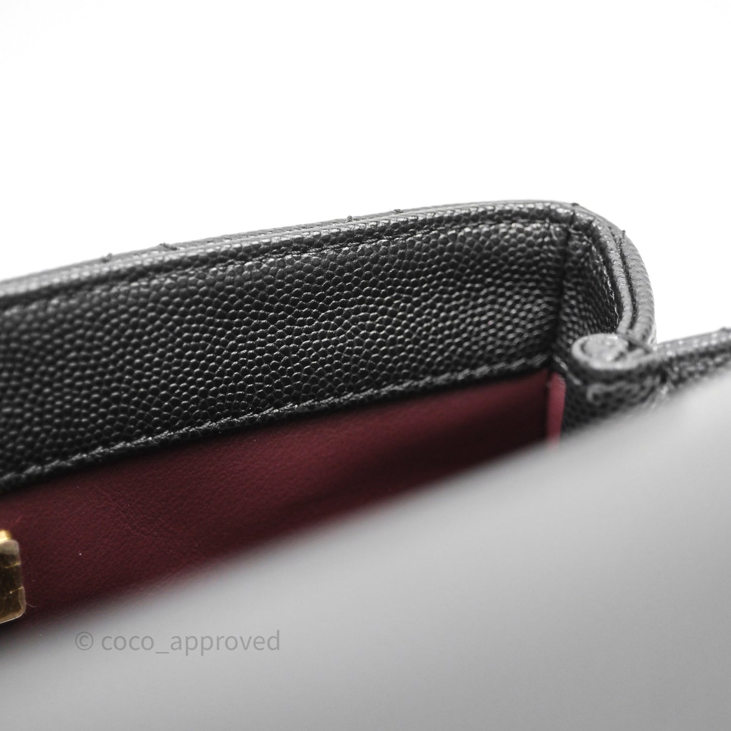 Chanel Mini Coco Handle Quilted Black Caviar Light Gold Hardware Lizard Embossed Handle