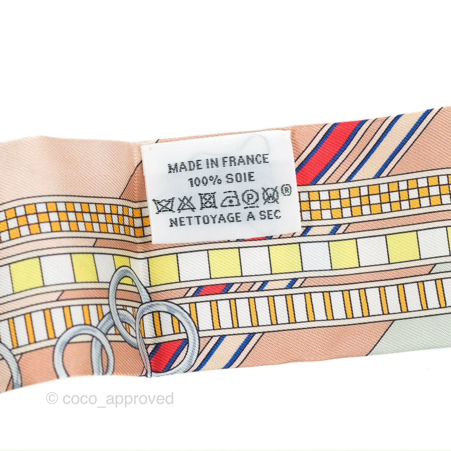 Hermès Brides et Gris-Gris Silk Twilly