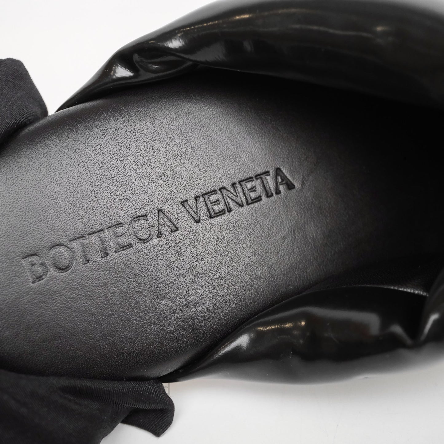 Bottega Veneta Black Cushion Sandals Size 36