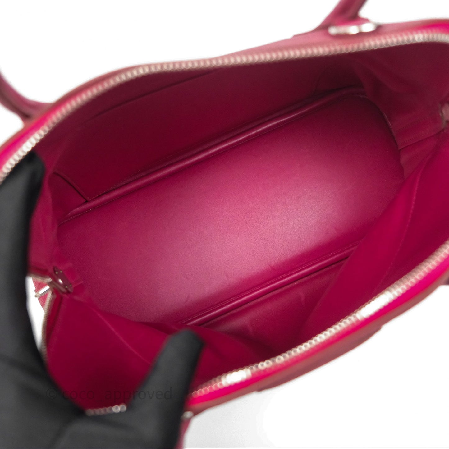 Hermès Bolide 1923 31 Rubis B5 Clemence Palladium Hardware