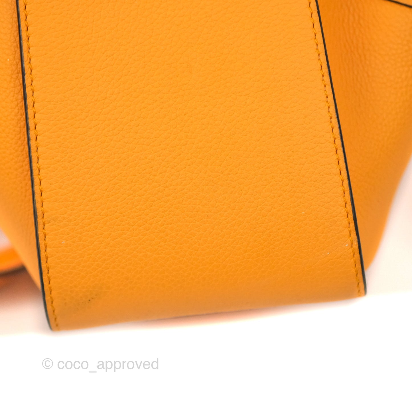Loewe Mini Hammock Drawstring Orange Calfskin