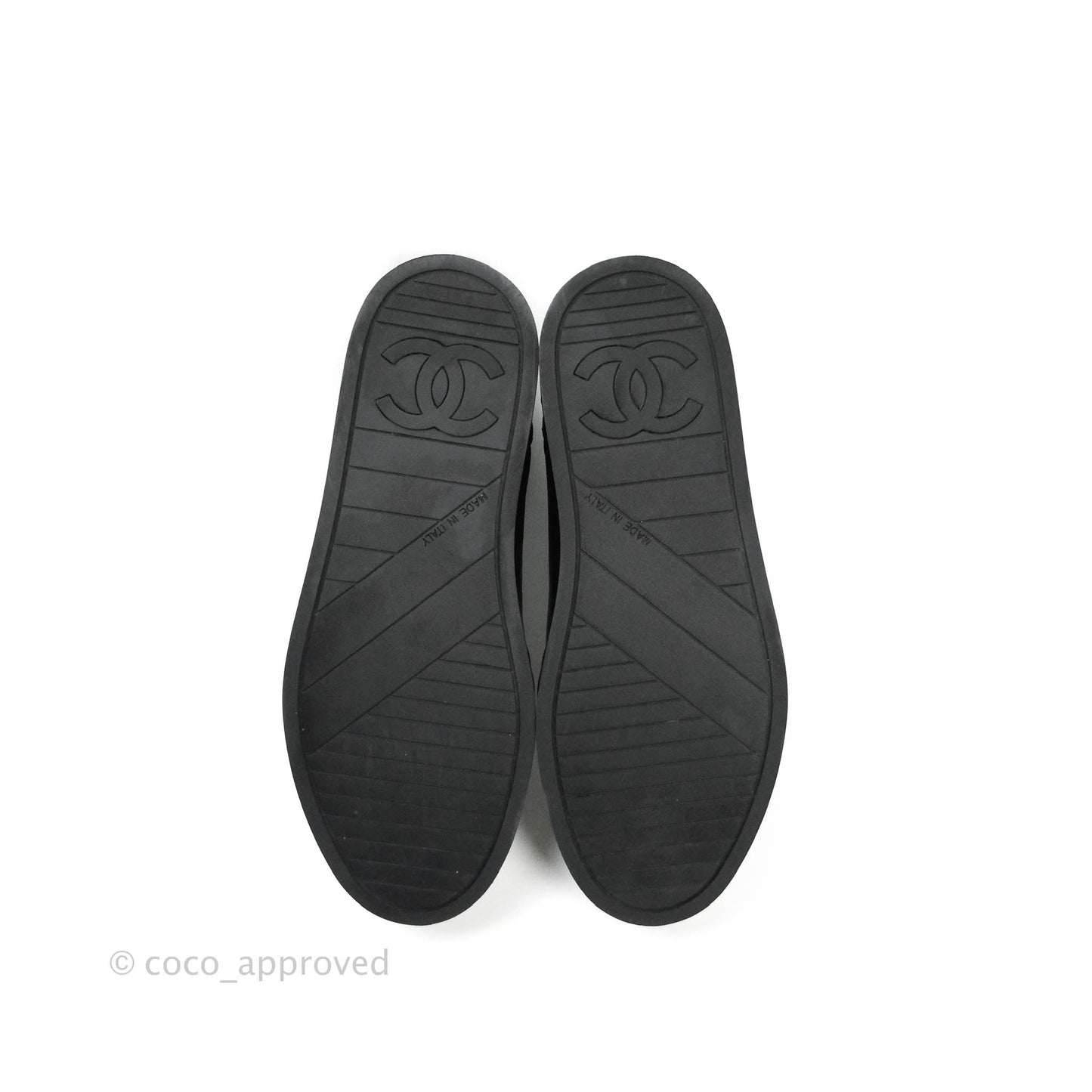Chanel 2019/20AW Black Ankle Strap Sneakers Lambskin