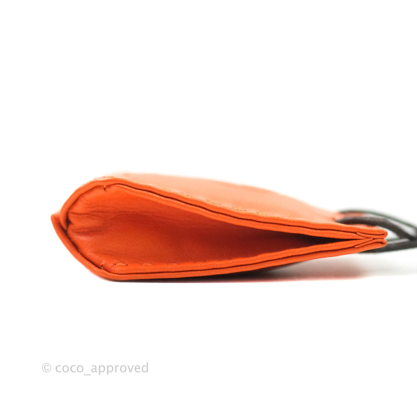 Hermès Orange Shopping Bag Charm