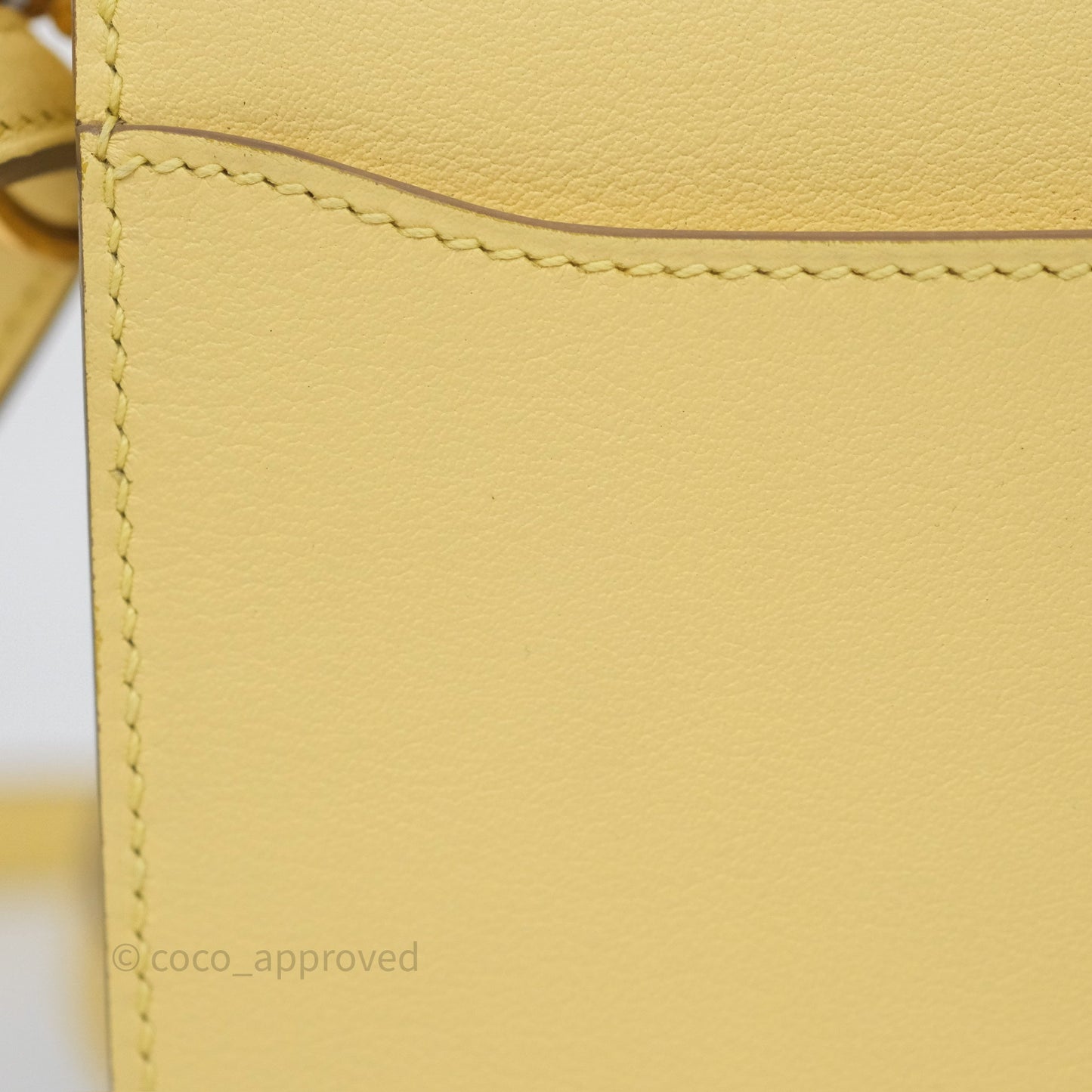 Hermès Roulis Mini 18 Jaune Poussin 1Z Swift Gold Hardware