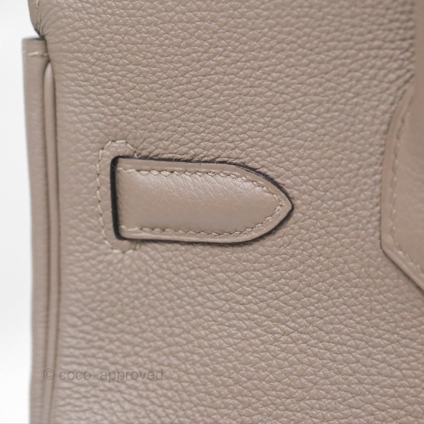 Hermès Birkin 30 Retourne Gris Asphalt M8 Togo Gold Hardware