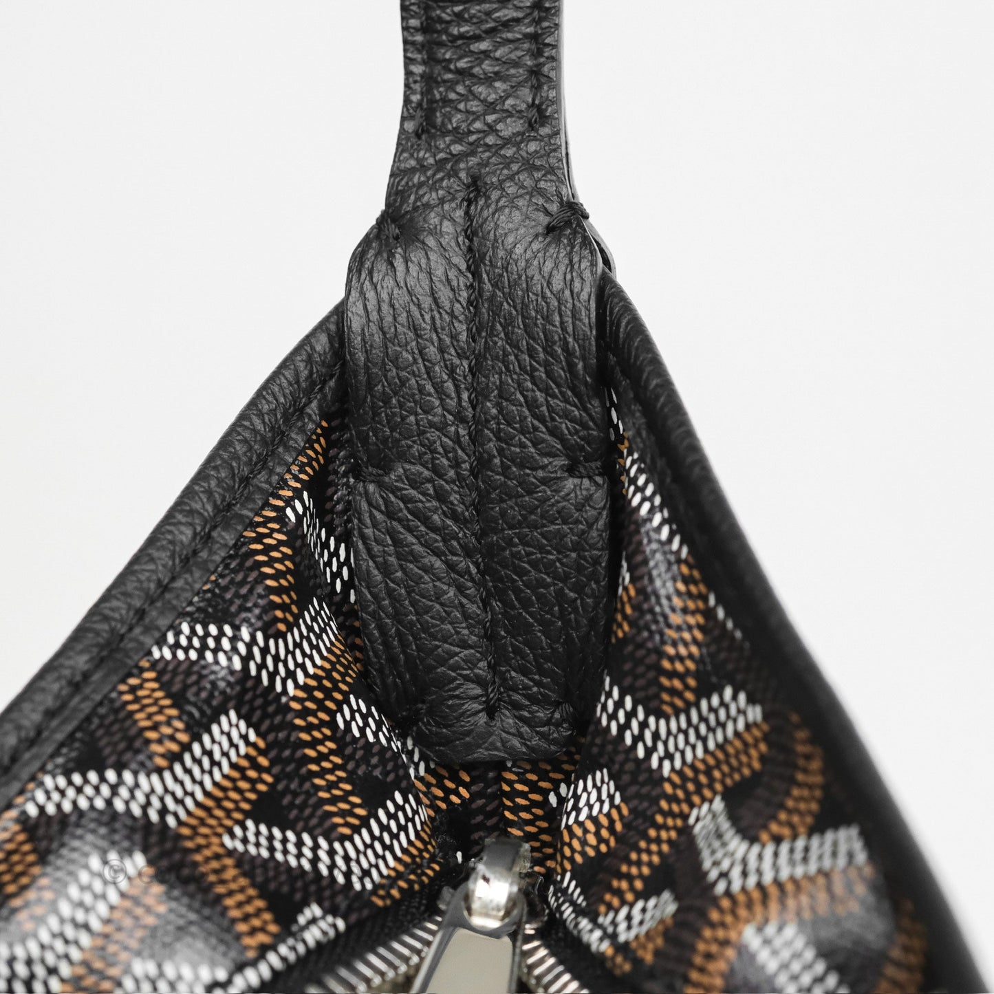 Goyard Bohème Hobo Bag Black Goyardine Canvas