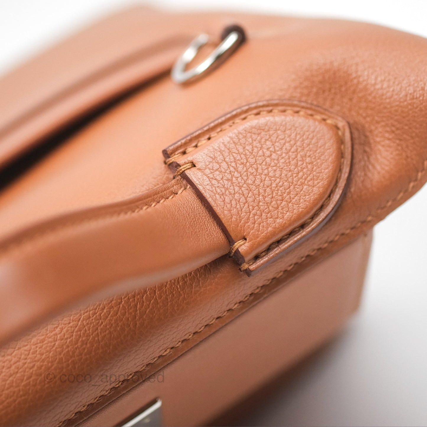 Hermès 24/24 21 Mini Gold 37 Evercolor/ Swift Palladium Hardware