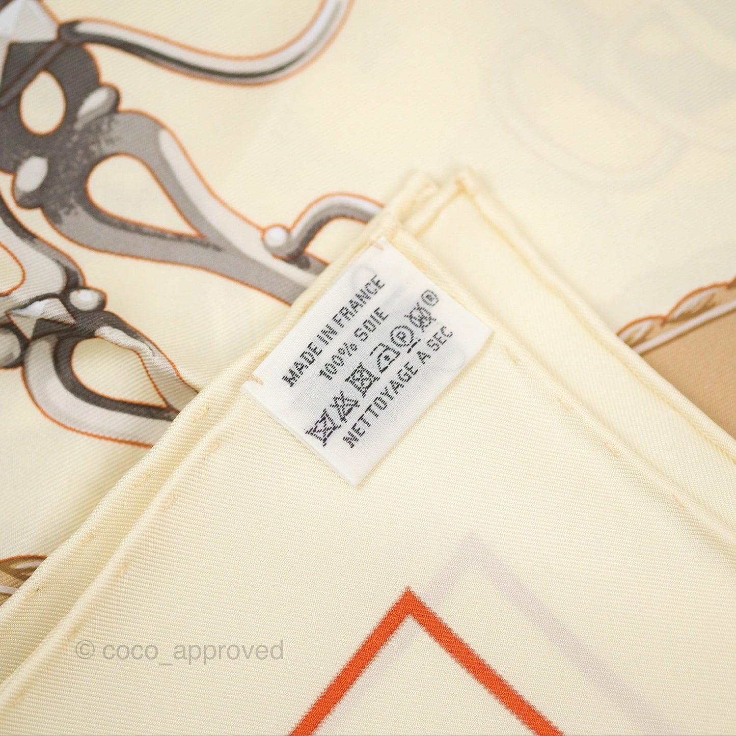 Hermès Lift Profile Silk Scarf 90