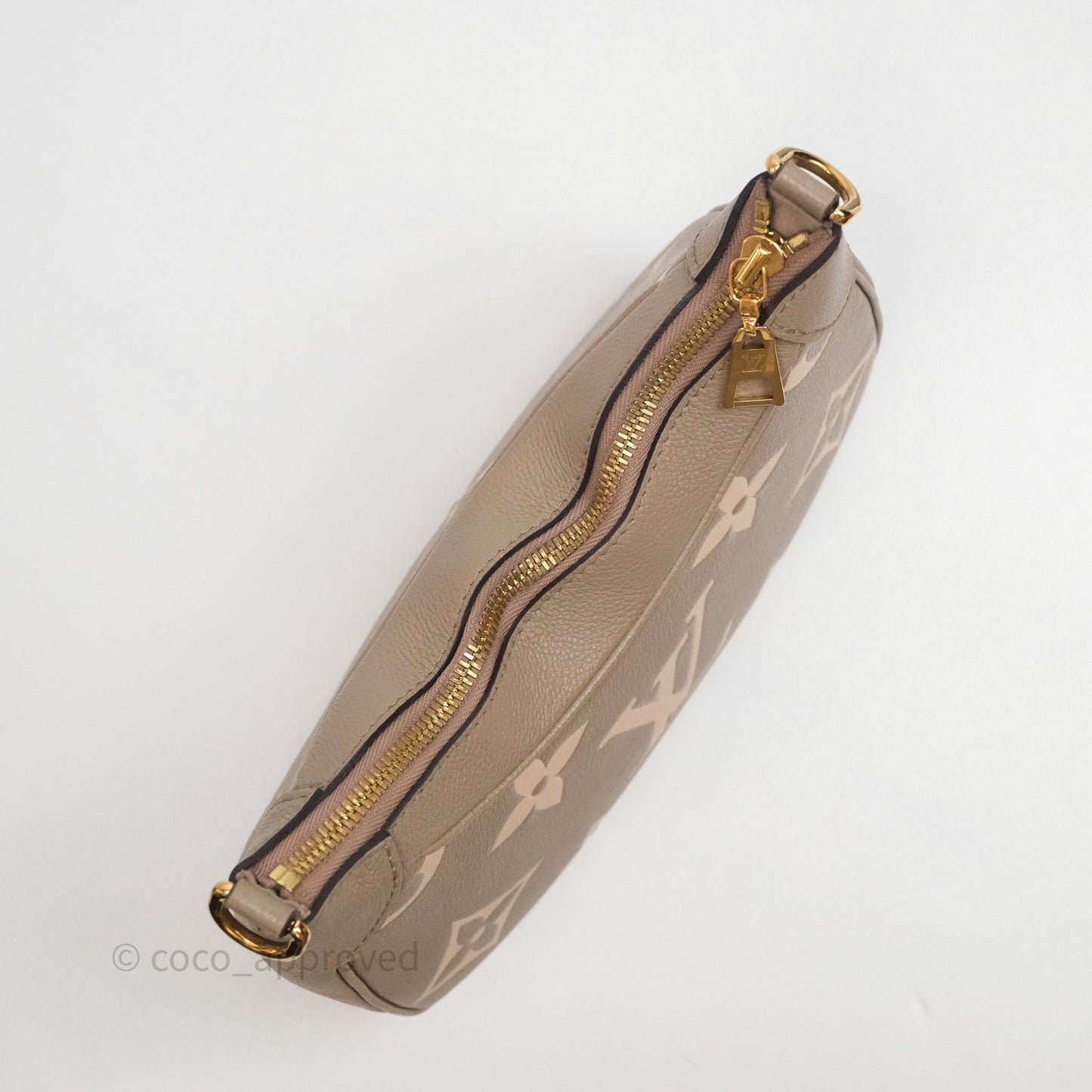 Louis Vuitton Bagatelle Bag Monogram Empreinte Beige