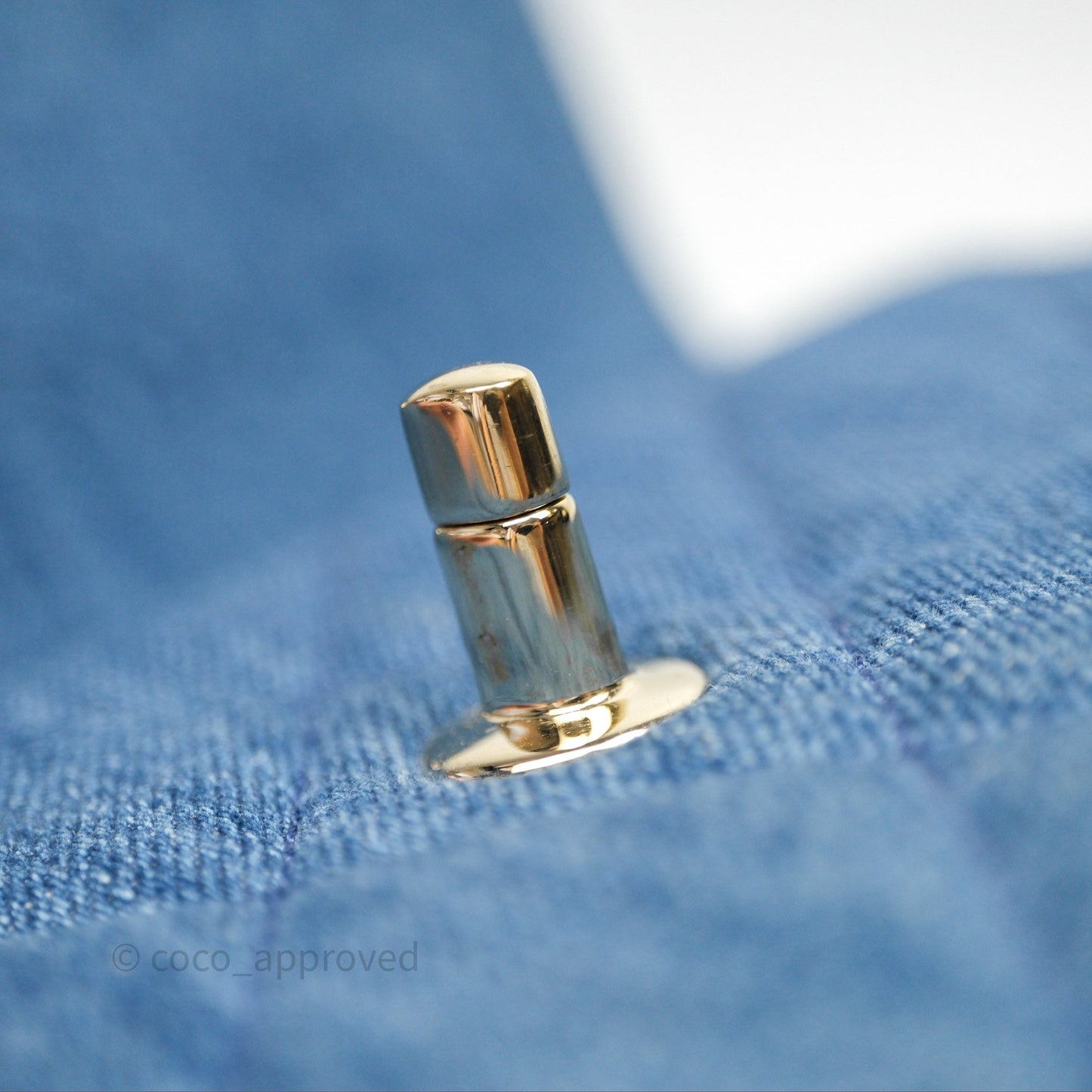 Chanel Small Trendy CC Denim Gold Hardware