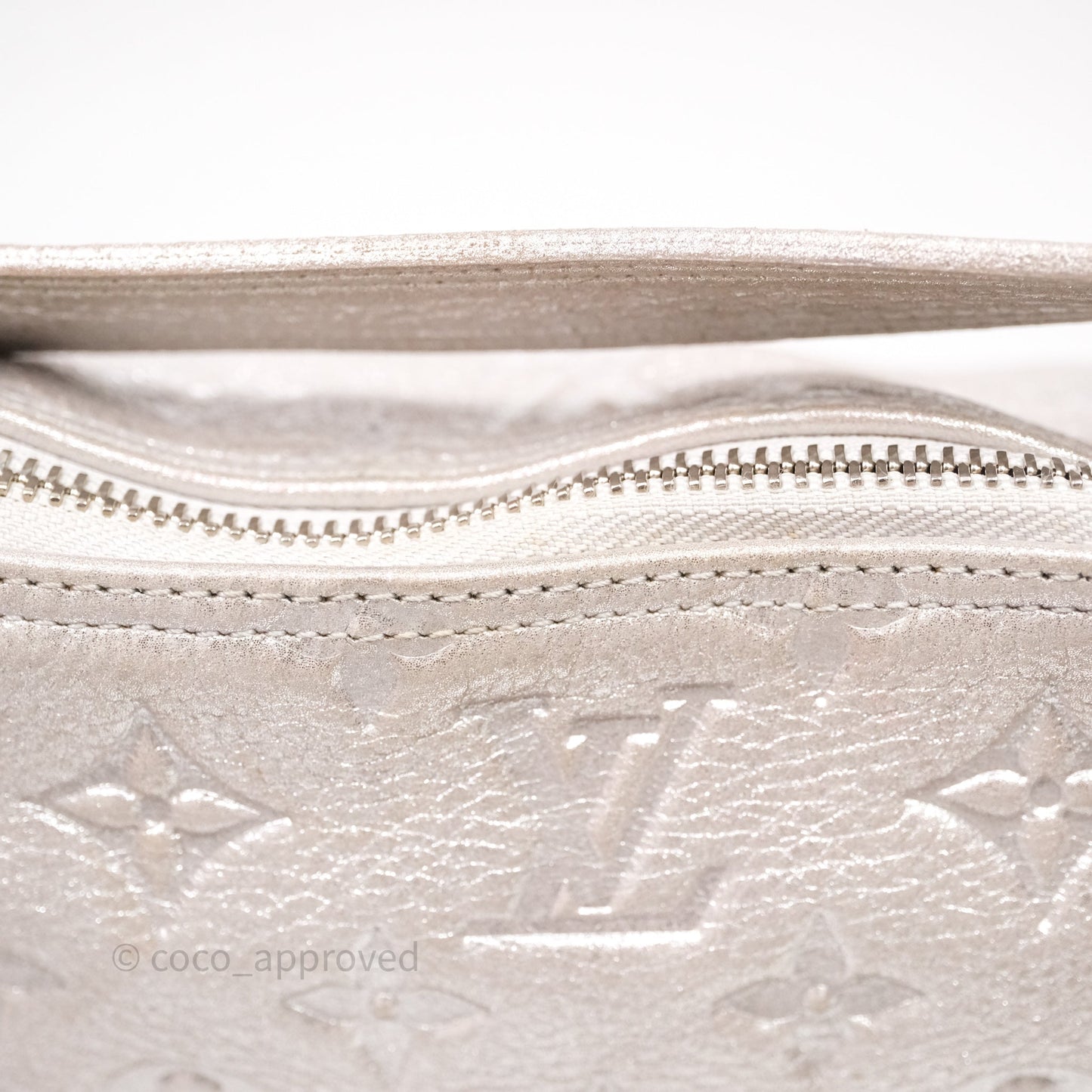 Louis Vuitton Monogram Shimmer Halo Bag Silver