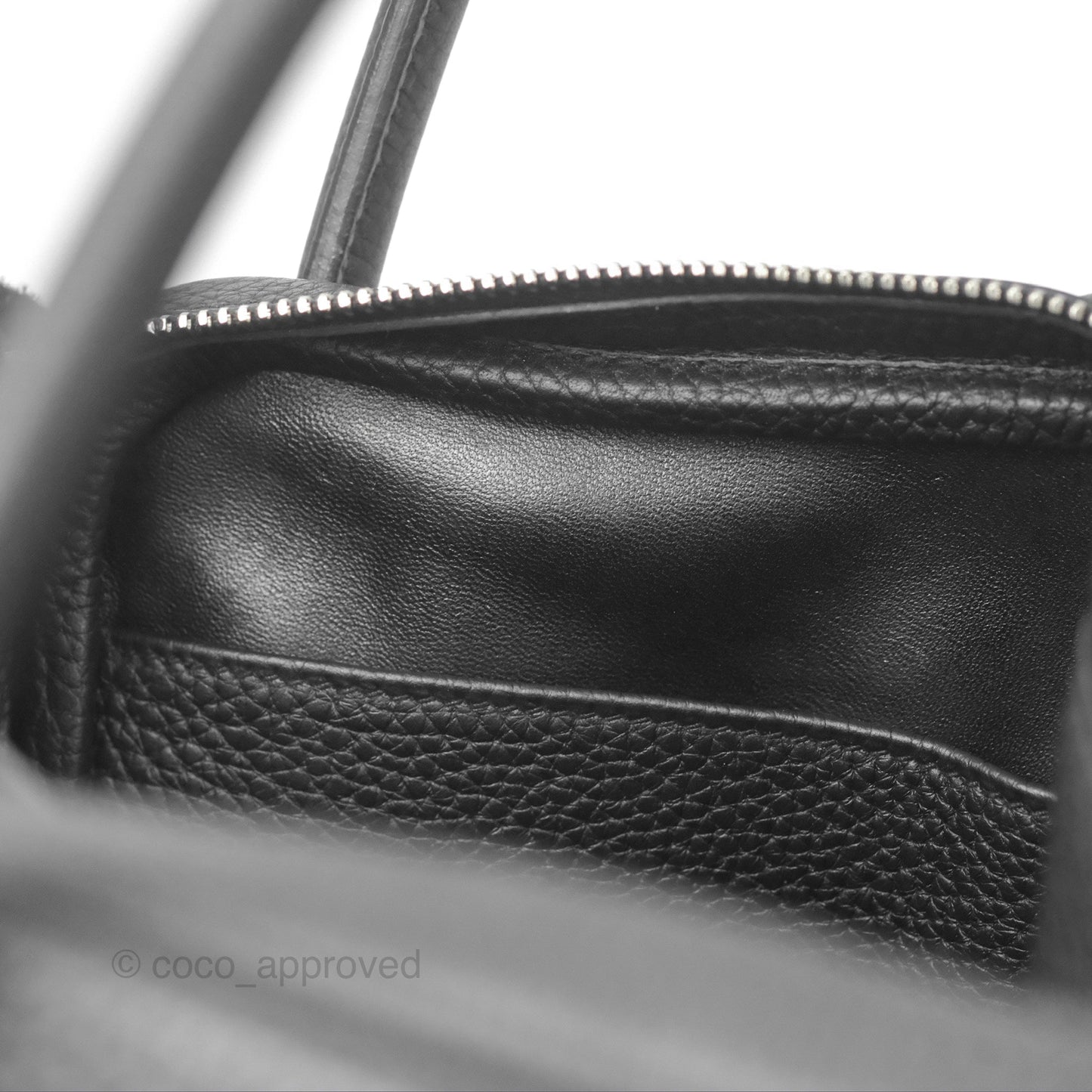 Hermès Lindy 30 Black Clemence Palladium Hardware