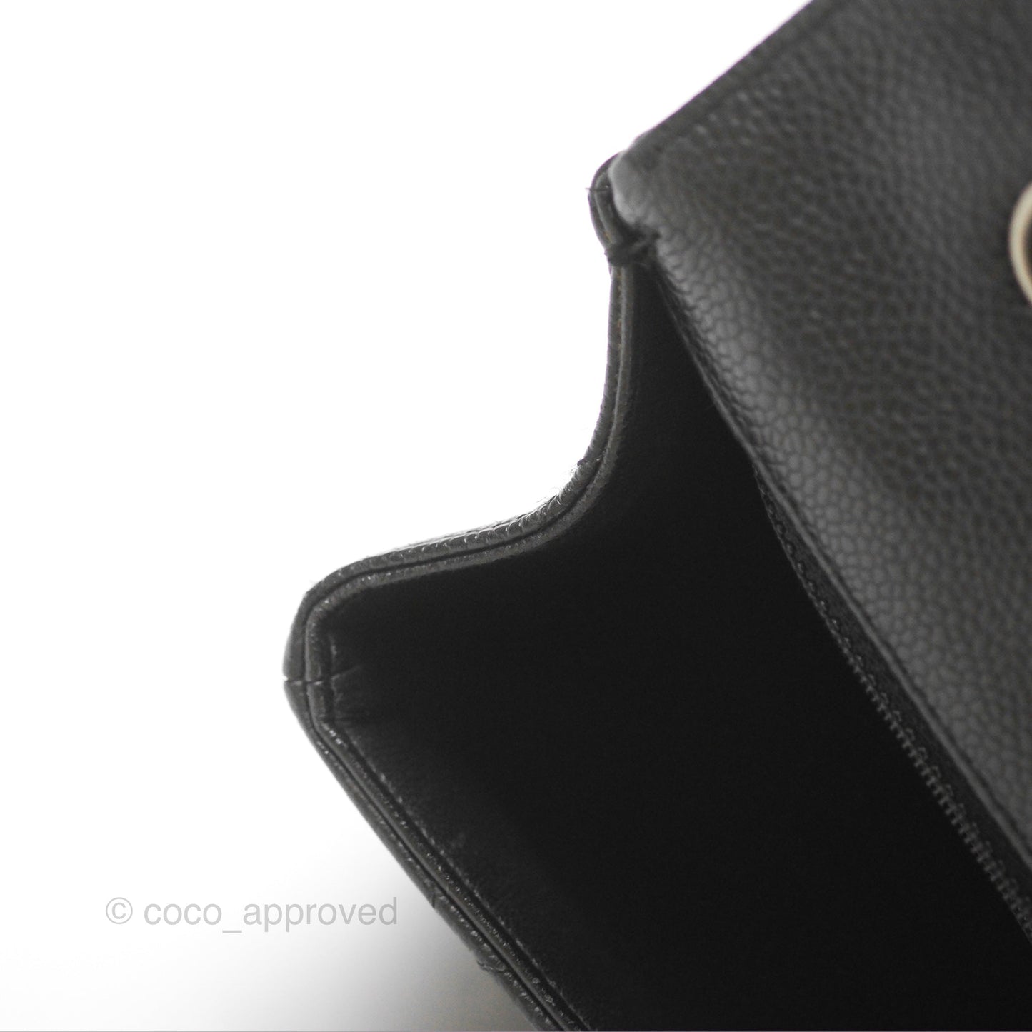 Chanel Jumbo Single Flap Quilted Black Caviar Silver Hardware