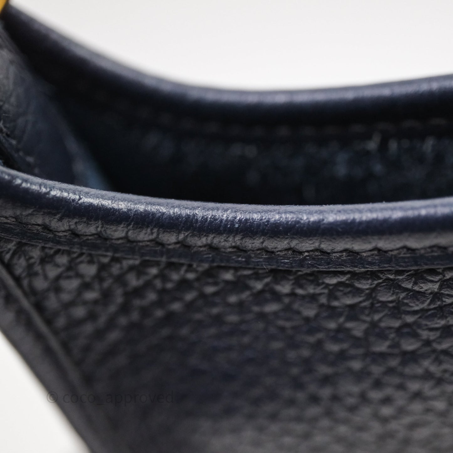 Hermès Mini Evelyne 16 Bleu Nuit 2Z Clemence Gold Hardware