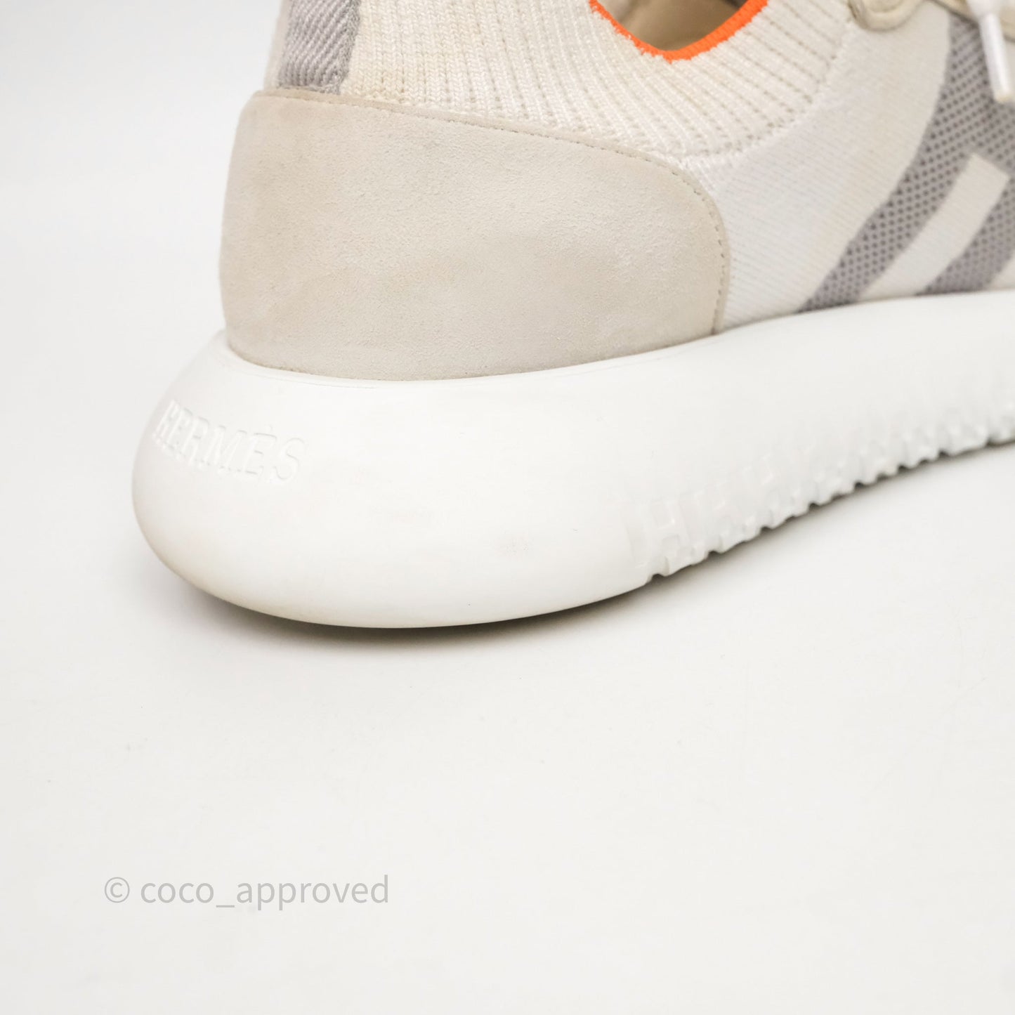 Hermès Crew Sneaker White Size 38
