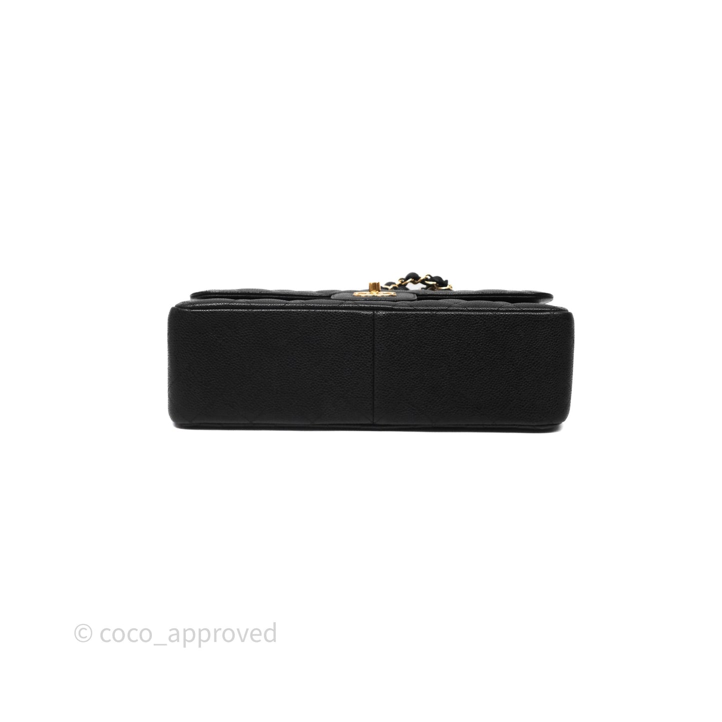 Chanel Jumbo Double Flap Black Caviar Gold Hardware⁣⁣