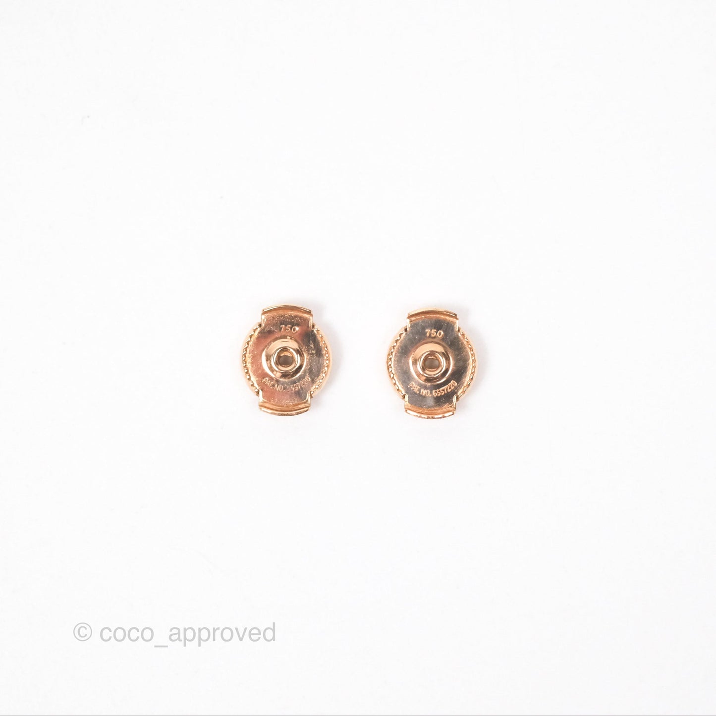 Hermès Boutons d'oreilles Finesse Earrings Rose Gold Diamonds