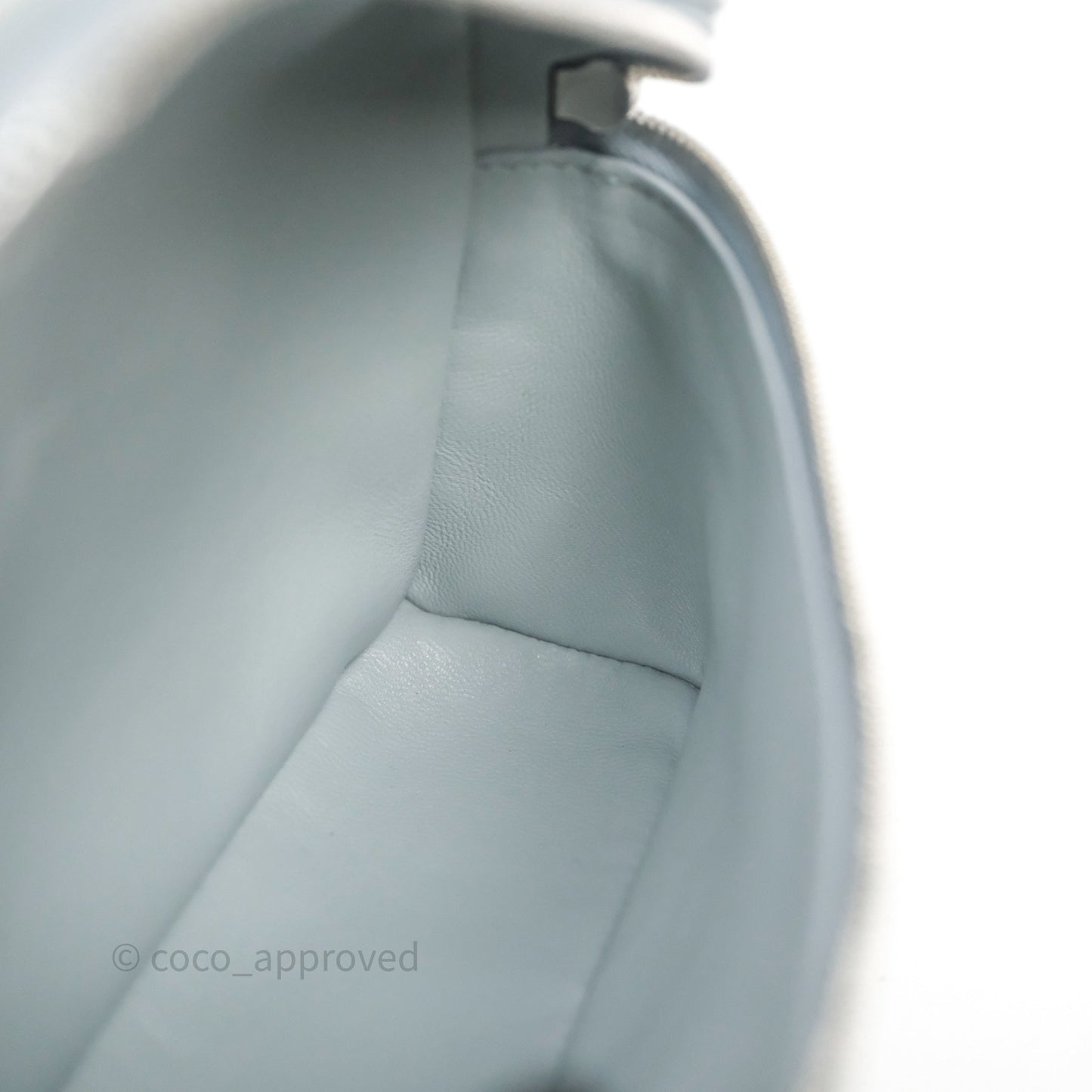 Loro Piana Extra Pocket L19 Light Blue Grey Calfskin
