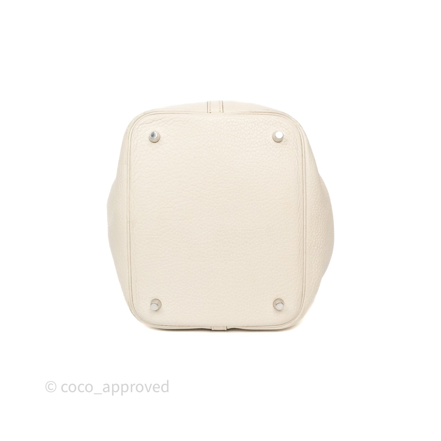 Hermès Picotin 22 Beton Clemence Palladium Hardware