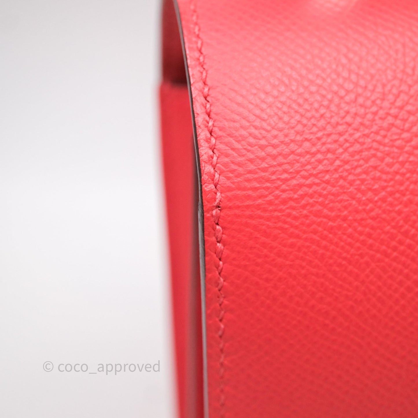 Hermès Constance 24 Rose Jaipur T5 Epsom Palladium Hardware