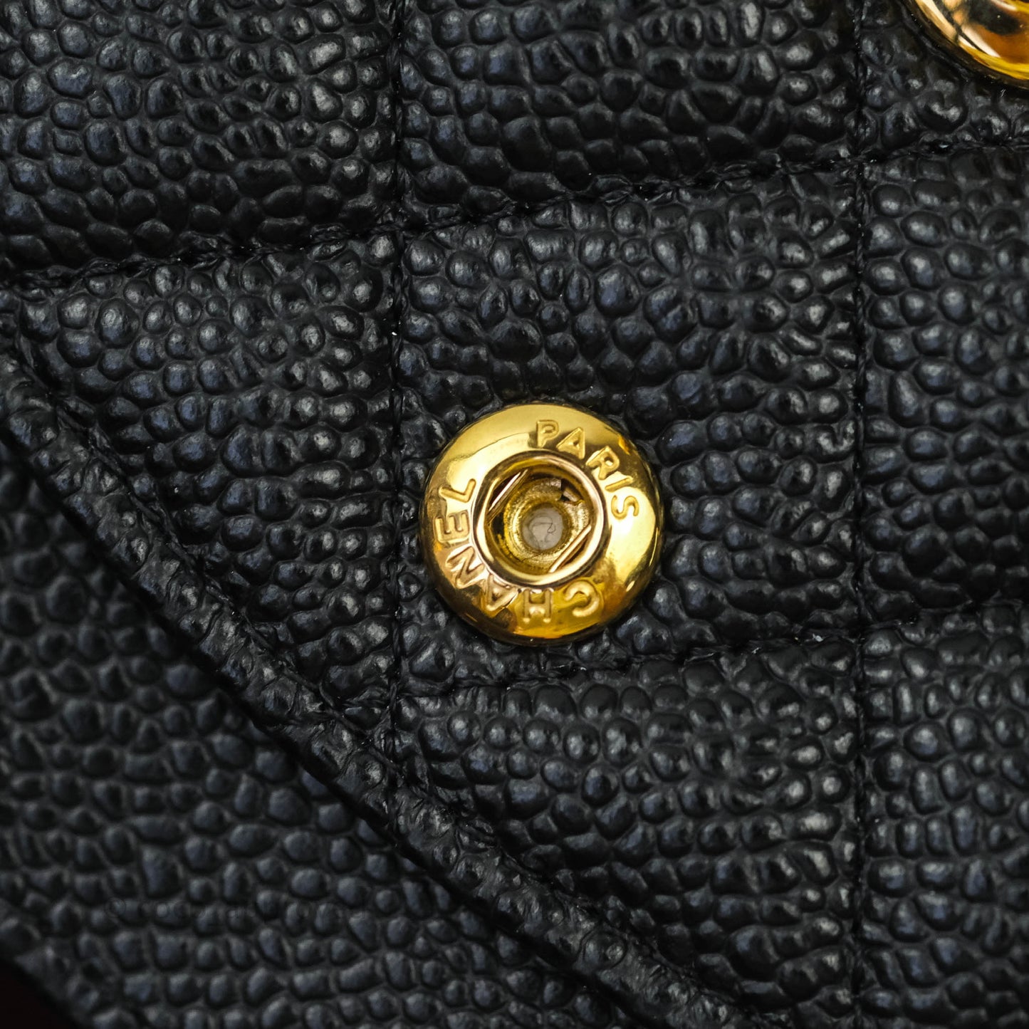 Chanel Classic Small S/M Flap Black Caviar Gold Hardware
