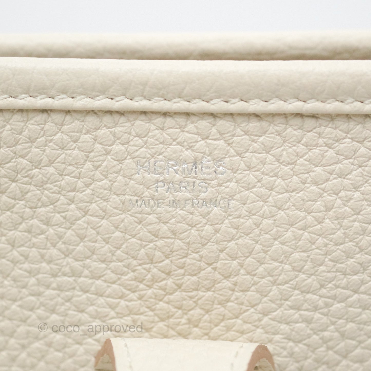 Hermes Evelyne III 29 Beton Clemence Palladium Hardware