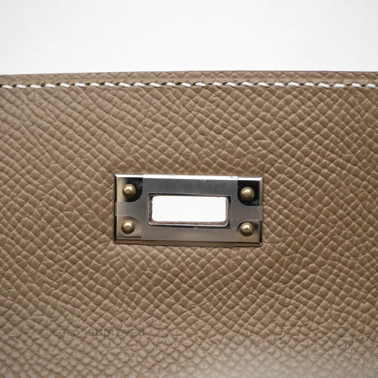 Hermes Kelly 25 Etoupe 18 Palladium Hardware
