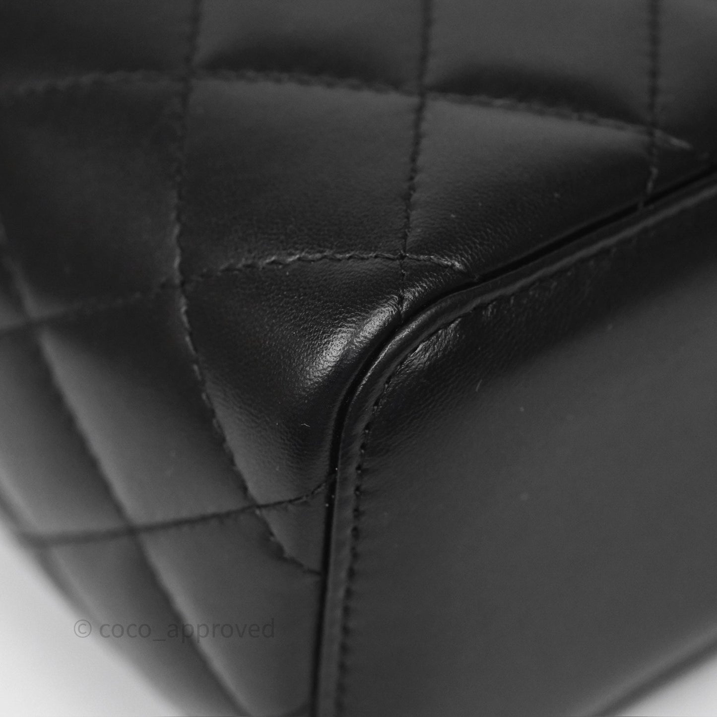 Chanel Classic Vanity with Chain Black Lambskin Gold Hardware
