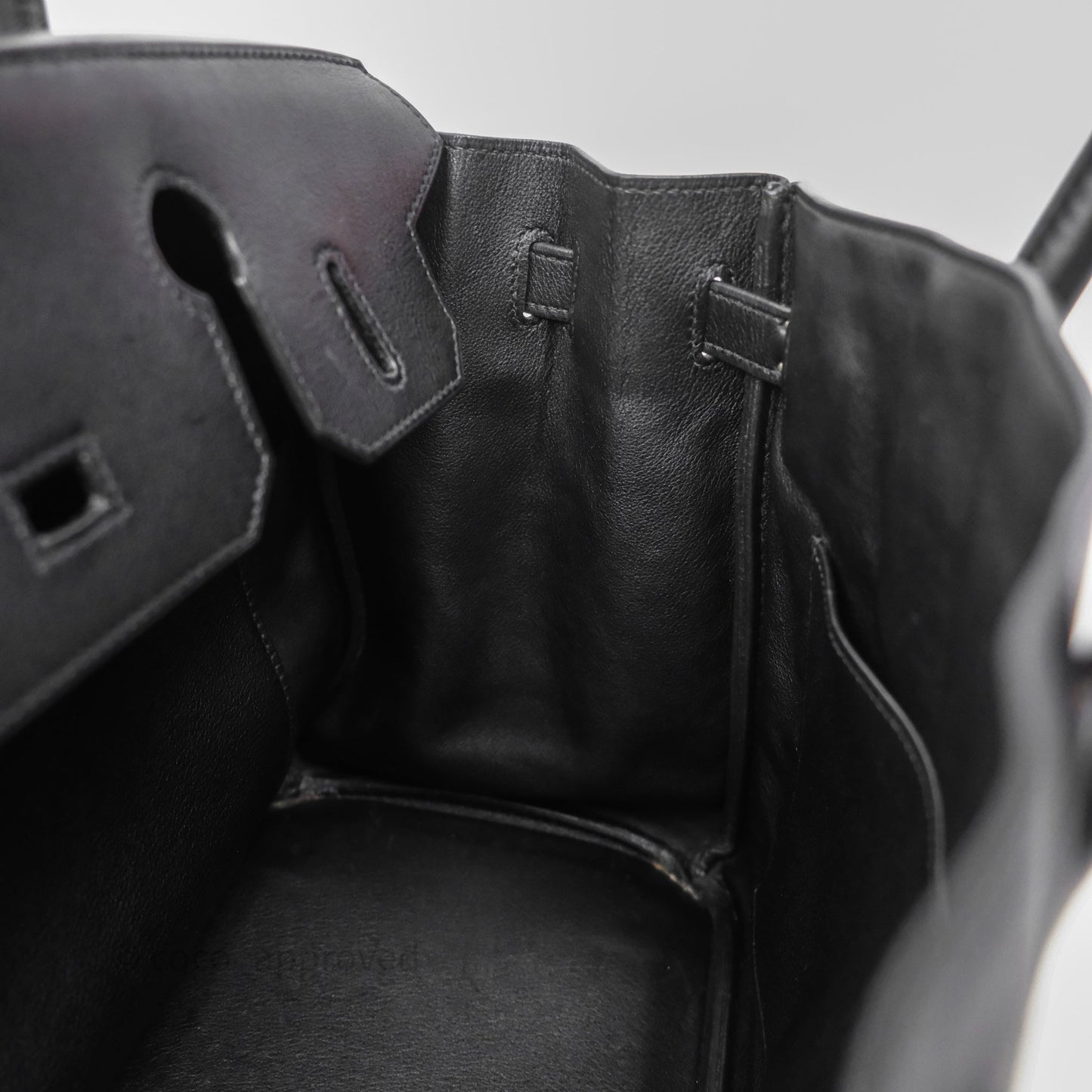 Hermès Birkin 30 Noir 89 Evergrain Palladium Hardware