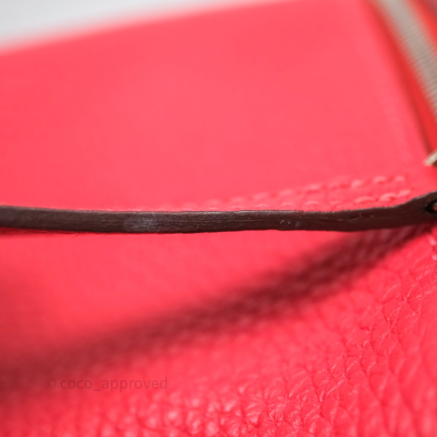 Hermes Lindy 26 Clemence Rouge Palladium Hardware