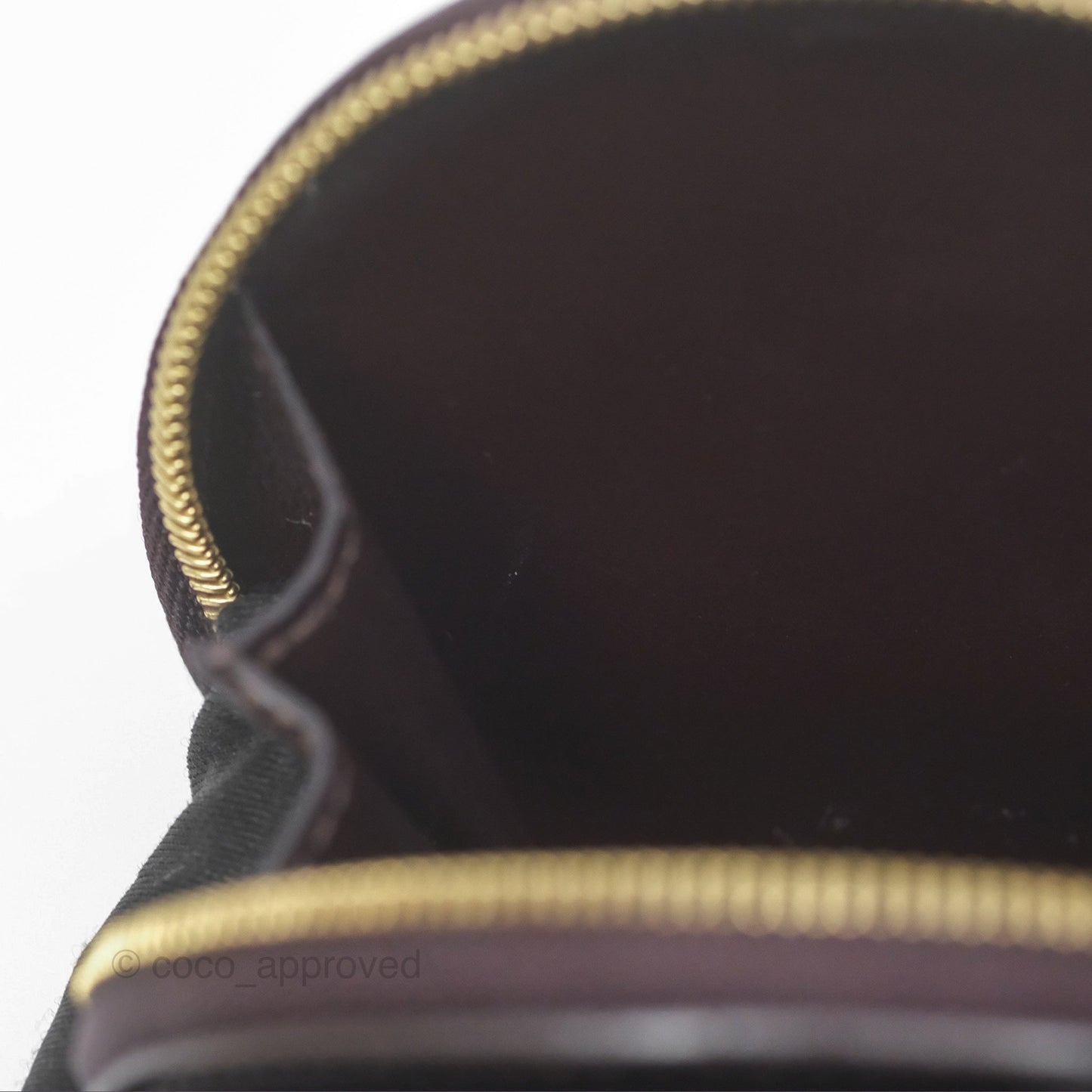 Louis Vuitton Porte Monnaie Rond Vernis Flower Wallet