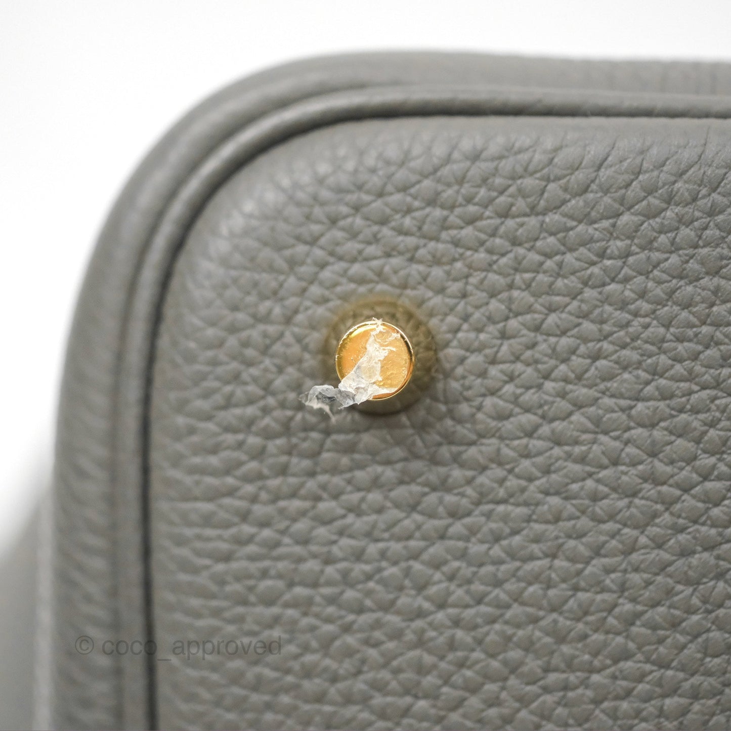 Hermès Picotin 22 Graphite Taurillon Maurice Gold Hardware
