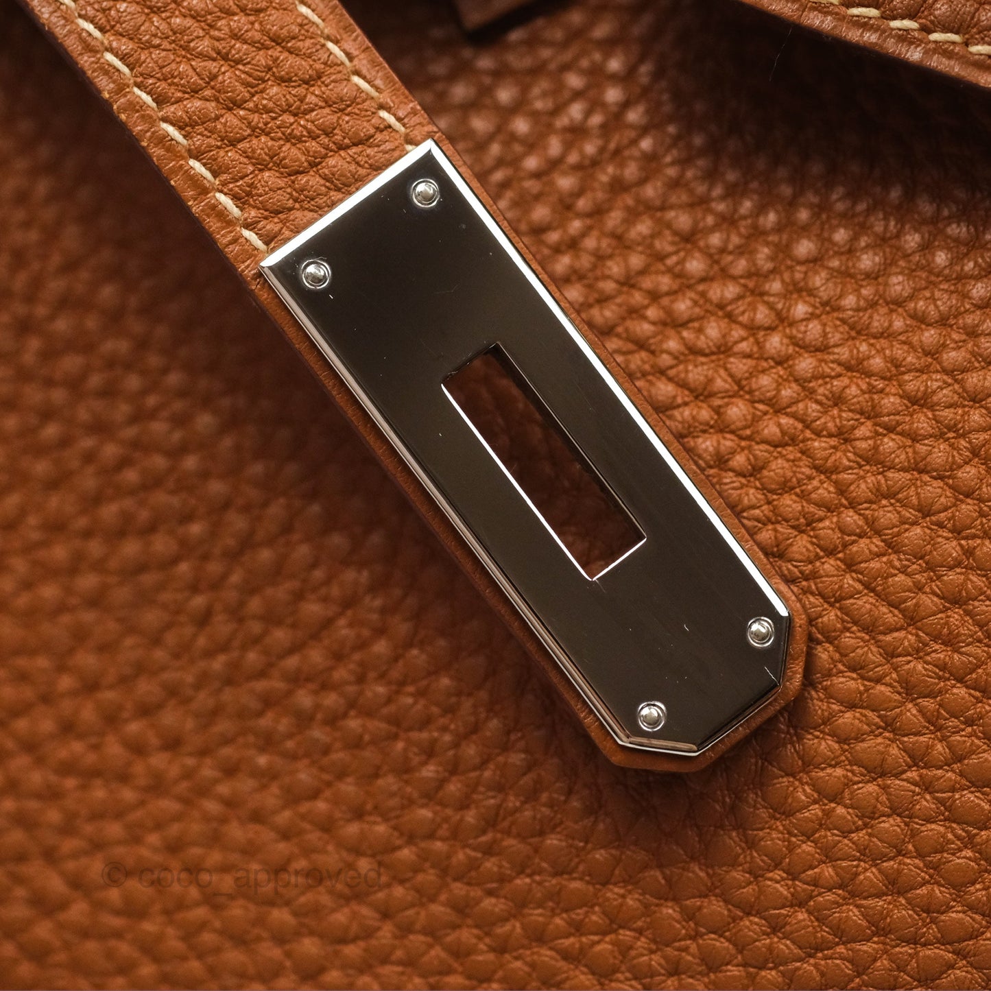 Hermès Birkin 30 Retourne Gold 37 Clemence Palladium Hardware