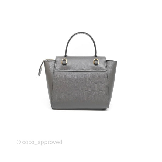 Celine Pico Belt Bag Grey Grained Calfskin Gold Hardware