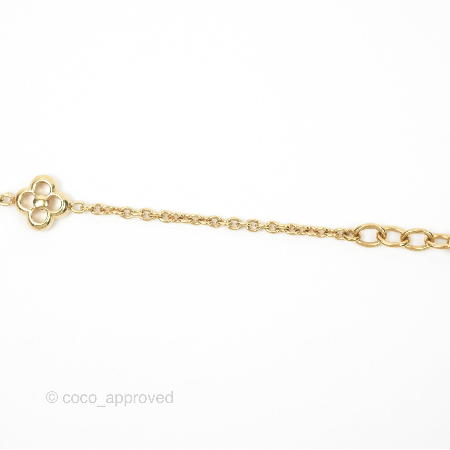 Louis Vuitton Flower Full Bracelet Gold Tone