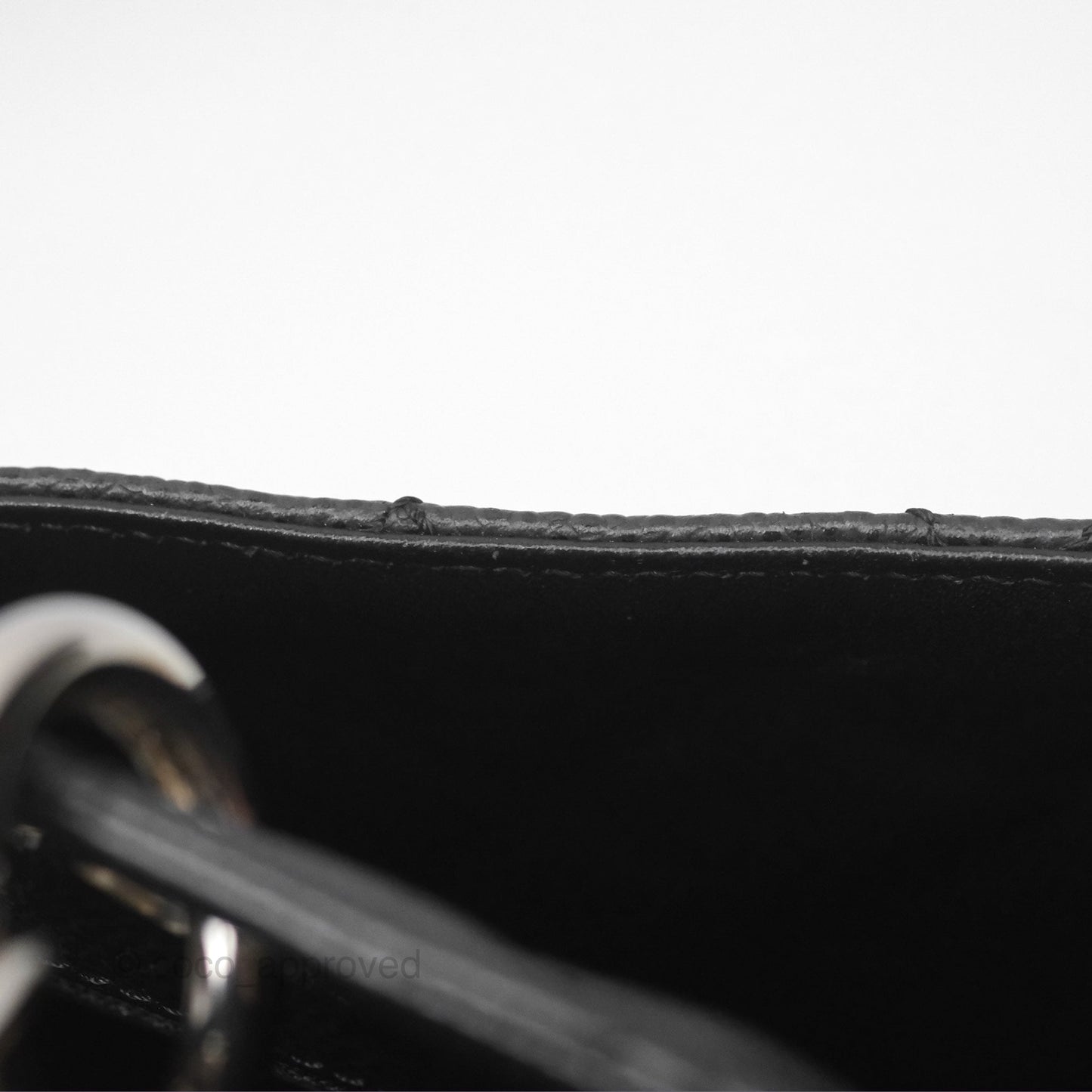 Chanel GST Black Caviar Silver Hardware