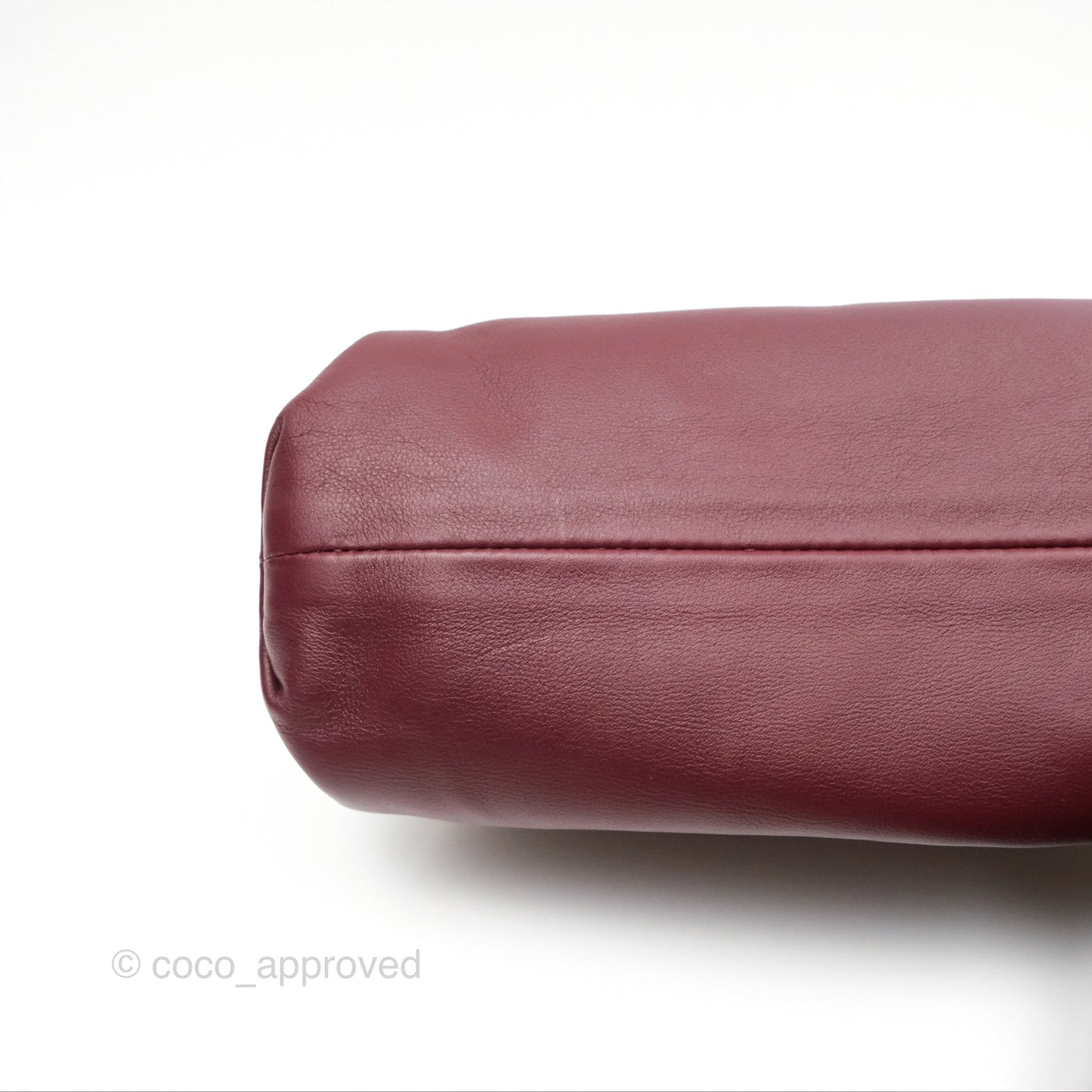 Bottega Veneta The Mini Pouch Bordeaux Butter Calfskin