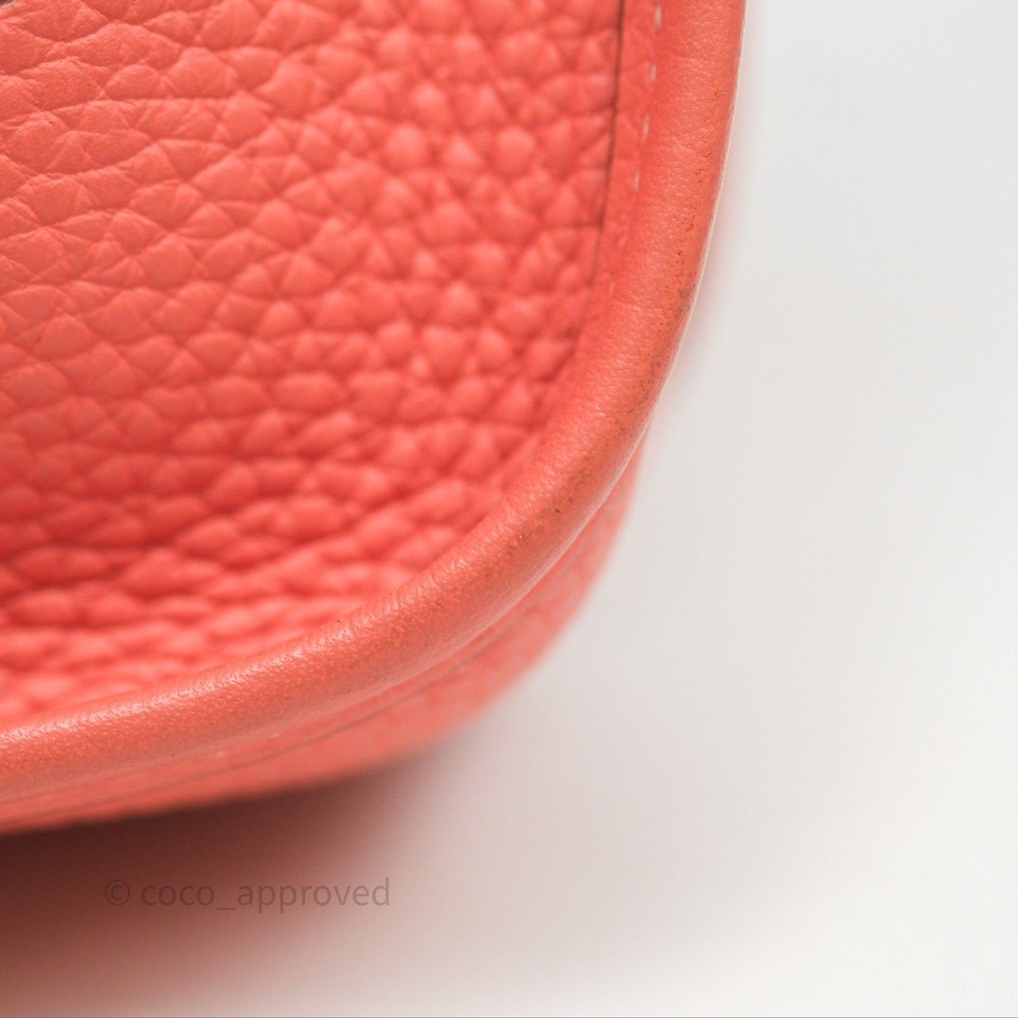 Hermès Mini Evelyne 16 Crevette L5 Clemence Palladium Hardware