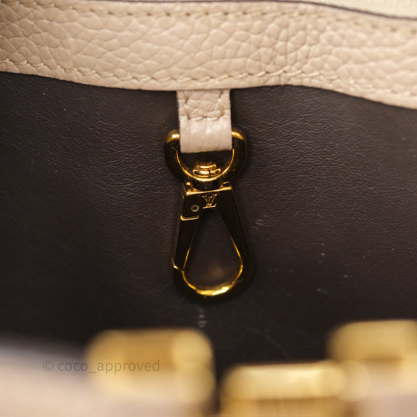 Louis Vuitton Capucines BB Taurillon Leather Galet