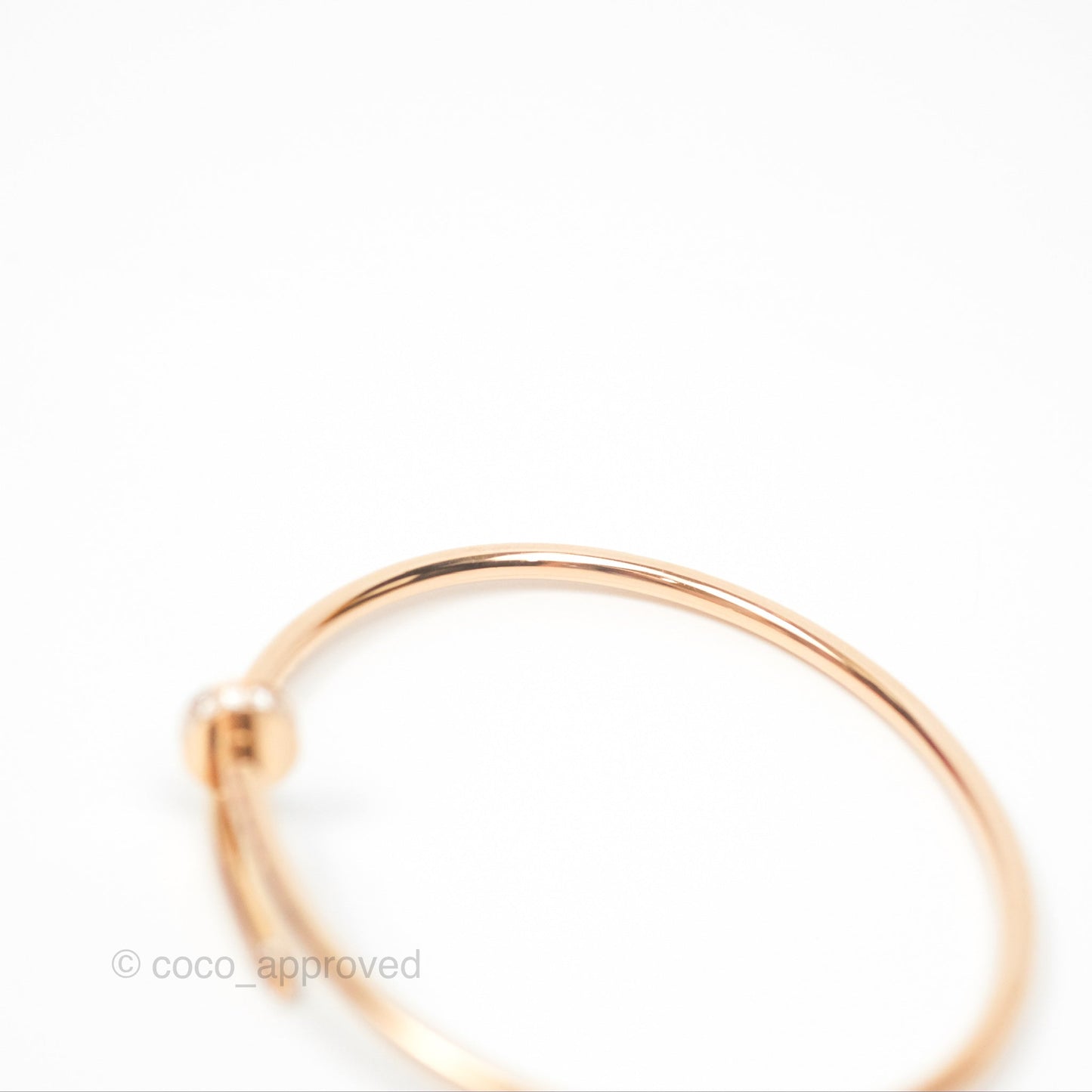 Cartier Juste Un Clou Bracelet Rose Gold Diamond