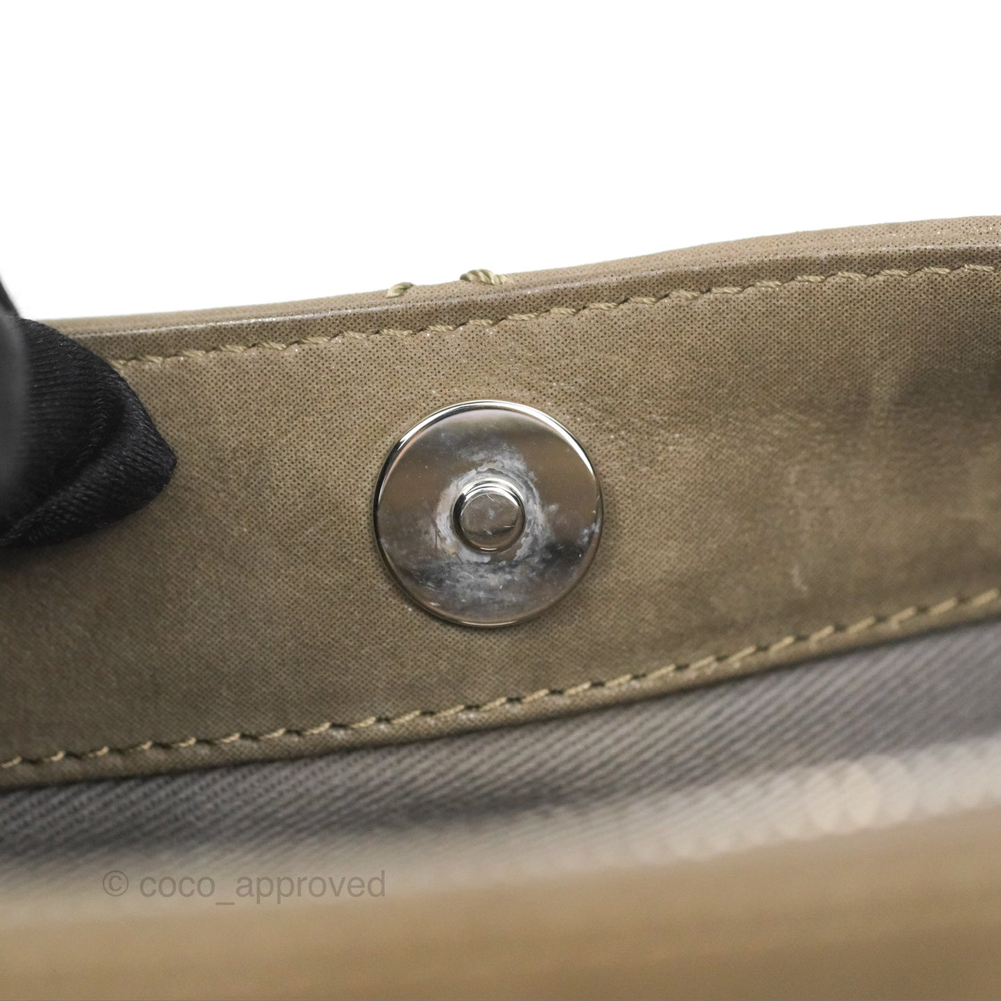 Chanel Quilted Camera Case Bag Iridescent Taupe Calfskin Silver Hardware